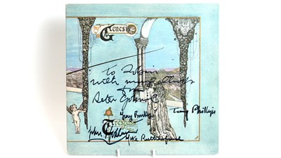 Lot 408a - A signed copy of Genesis - Trespass