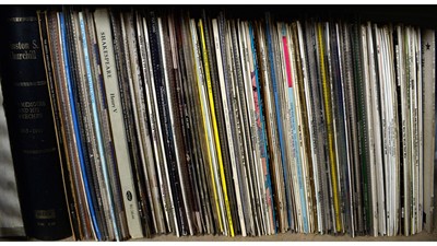 Lot 146 - A selection of film themes and spoken word LPs.