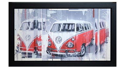 Lot 291 - Kris Hardy - Camper Van | acrylic