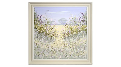 Lot 344 - Mary Shaw - Wildflower Field III | acrylic