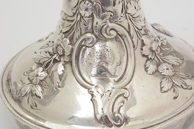 Lot 208 - A George III silver tea urn.