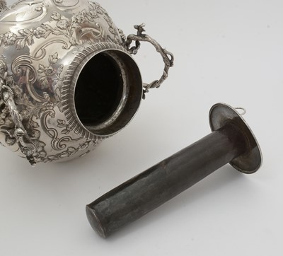Lot 208 - A George III silver tea urn.