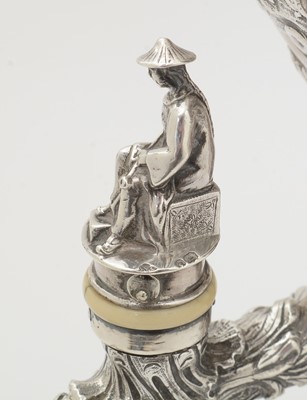 Lot 208 - A George III silver tea urn.