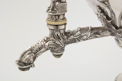Lot 208 - A George III silver tea urn.