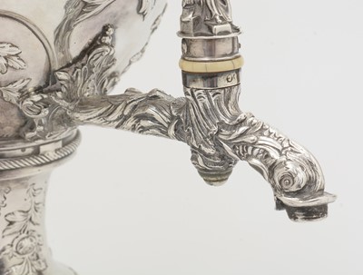 Lot 208 - A George III silver tea urn.