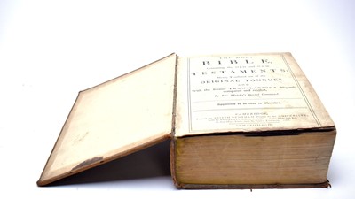 Lot 242 - The Holy Bible Old and New Testaments.