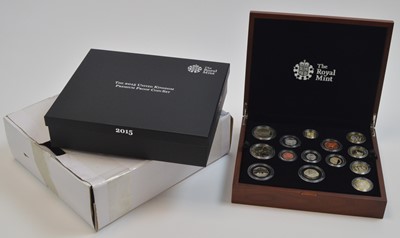 Lot 804 - Royal Mint United Kingdom: The 2015 Premium Proof coin set.