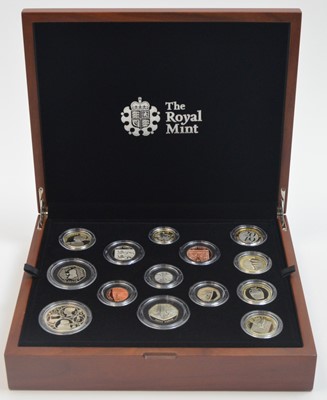 Lot 808 - Royal Mint United Kingdom: the 2020 Premium proof coin set.