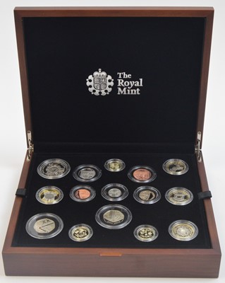 Lot 816 - Royal Mint United Kingdom: the 2014 Premium proof coin set.