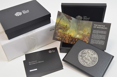 Lot 823 - Royal Mint United Kingdom: the Pistrucci Waterloo Medal.