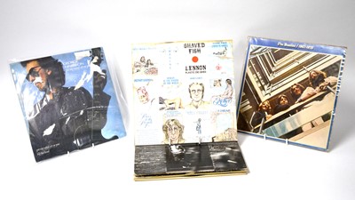 Lot 186 - 10 Beatles related LPs