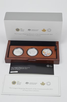 Lot 846 - Royal Mint UK, Royal Canadian Mint and Royal Australian Mint: The Longest Reigning Monarch