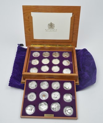 Lot 847 - Royal Mint United Kingdom: The Golden Jubilee Collection of twenty-four silver coins