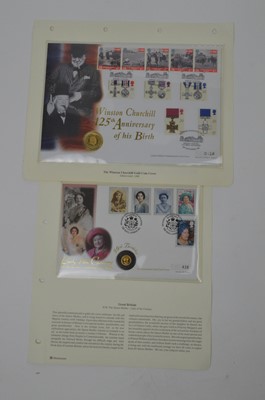 Lot 957 - Two Mercury gold coin covers