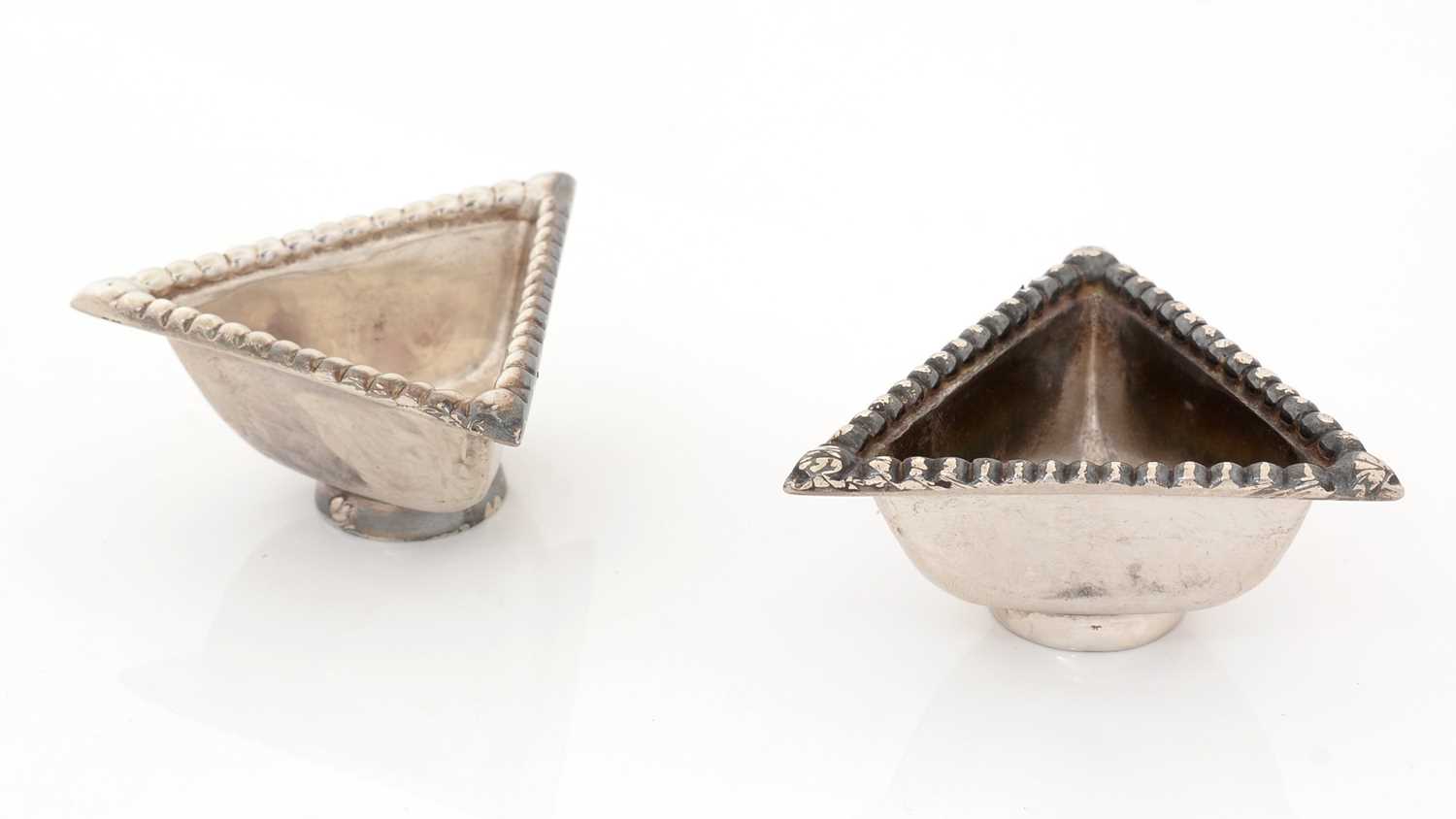 Lot 151 - A pair of Edward VIII Scottish silver salts.