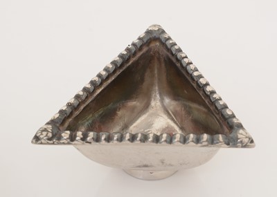 Lot 151 - A pair of Edward VIII Scottish silver salts.