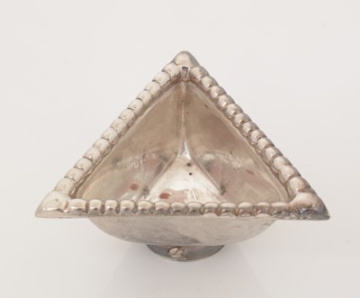 Lot 151 - A pair of Edward VIII Scottish silver salts.