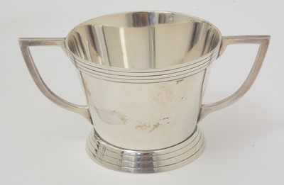 Lot 183 - A mid 19th Century silver three-piece coffee service.