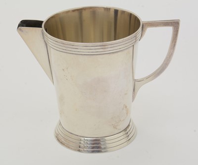 Lot 183 - A mid 19th Century silver three-piece coffee service.