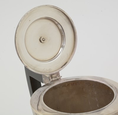 Lot 183 - A mid 19th Century silver three-piece coffee service.