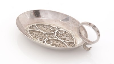 Lot 30 - A George III silver caddy spoon.
