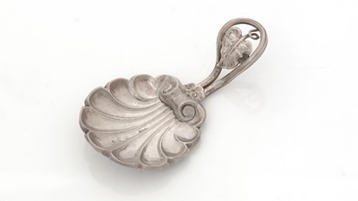 Lot 55 - A Victorian caddy spoon.