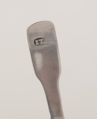 Lot 56 - Three silver caddy spoons.