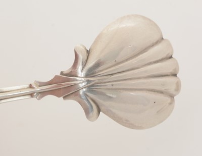 Lot 56 - Three silver caddy spoons.
