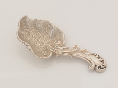 Lot 58 - A Victorian silver Provincial caddy spoon.