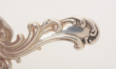 Lot 58 - A Victorian silver Provincial caddy spoon.