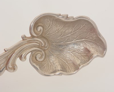 Lot 58 - A Victorian silver Provincial caddy spoon.