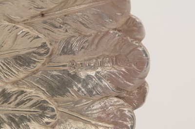 Lot 72 - An early Victorian silver "eagle's wing" caddy spoon.