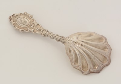 Lot 92 - A Victorian silver Provincial caddy spoon.