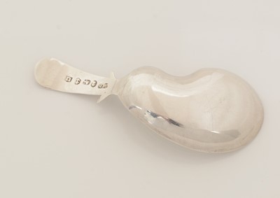 Lot 96 - A George III silver caddy spoon.