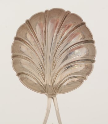 Lot 113 - A Victorian silver caddy spoon.