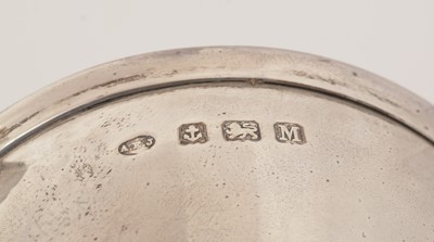 Lot 217 - A pair of Edward VIII silver Art Deco nut dishes.