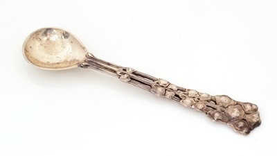 Lot 213 - A George V silver cast spoon.