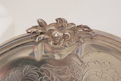 Lot 185 - A William IV silver waiter or small salver.