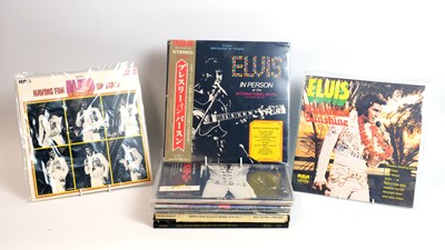 Lot 375 - 13 rare and foreign pressings of Elvis post 1970