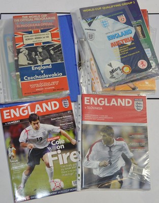 Lot 695 - Football International programmes