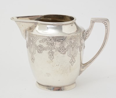 Lot 182 - A late 19th/early 20th Century Portuguese silver four-piece tea and coffee service.