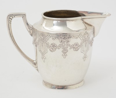 Lot 182 - A late 19th/early 20th Century Portuguese silver four-piece tea and coffee service.