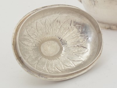 Lot 182 - A late 19th/early 20th Century Portuguese silver four-piece tea and coffee service.