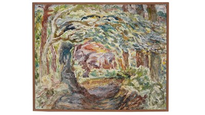 Lot 339 - Augustus Pack - A Woodland Walk | oil