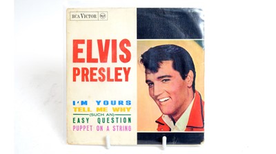 Lot 379 - Spanish pressing of Elvis - I'm Yours Tell Me Why EP