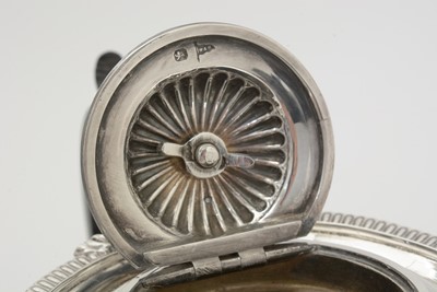 Lot 204 - A late Victorian silver four-piece tea and coffee service.