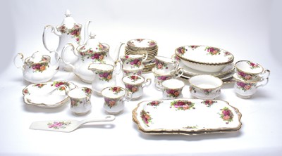Lot 304 - A Royal Albert ‘Old Country Roses’ pattern tea and coffee service.