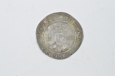 Lot 888 - United Kingdom: Edward VI hammered silver shilling, third period, mm tun.