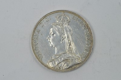 Lot 903 - United Kingdom: Queen Victoria Crown, 1889, Jubilee bust.