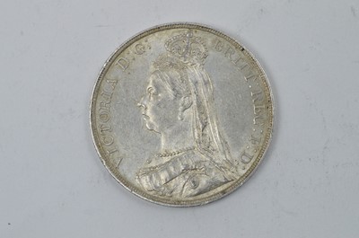 Lot 904 - United Kingdom: Queen Victoria Crown, 1890, Jubilee bust.